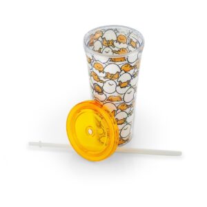 Seven20 Sanrio’s Gudetama 20 Oz Insulated Tumbler With Lid & Straw