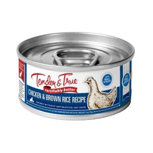 Tender & True Chicken and Brown Rice Recipe Wet Cat Food - 24ct