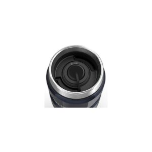 Genuine Thermos Brand Stainless King Vacuum Insulated Stainless Steel Travel Tumbler 16oz Pair (Cranberry and Midnight Blue)