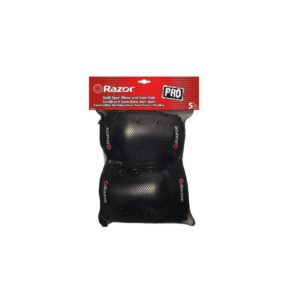 Razor Deluxe Child Multi-Sport Elbow & Knee Pad Safety Pro Set, Black | 96784