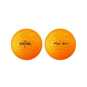 Spalding Pure Spin Golf Balls 24pc - Orange
