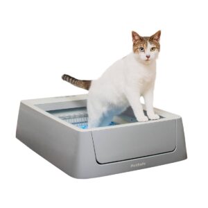 PetSafe ScoopFree Phone App Connected Smart Self-Cleaning Cat Litter Box - Beige
