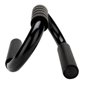 Mind Reader Push-Up Bar, Large, Set of 2, Iron, Black