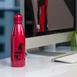 Seven20 Harley Quinn Stainless Steel Vacuum Hot or Cold Insulated Water Bottle, 17oz