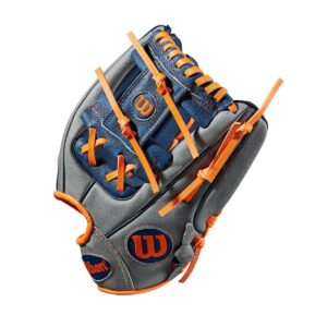 Wilson A450 11.5" Baseball Glove - Gray/Blue/Orange