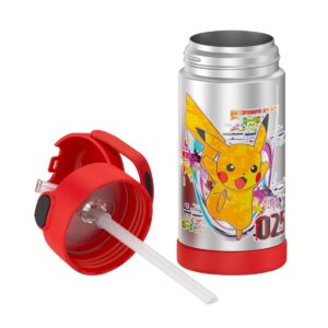 Thermos Pokémon 12oz FUNtainer Water Bottle with Bail Handle - Red
