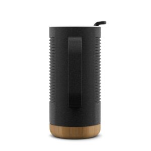 Ello 16oz Ceramic Linden Travel Mug Black