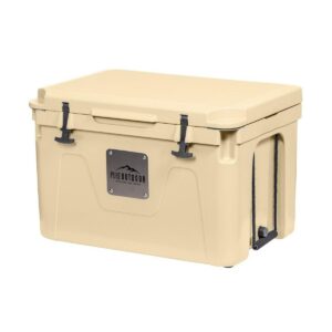 Monoprice Emperor Cooler - 80 Liters - Tan | Securely Sealed, Ideal for The Hottest and Coldest Conditions - Pure Outdoor Collection