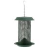 Woodlink 24501 Magnum 4-Quart 5-Pound Nyjer Thistle Seed Hanging Screen Bird Feeder, Dark Green