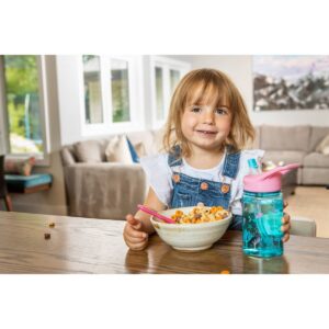 EcoVessel 12oz BPA-Free Reusable Plastic Kids' Water Bottle with Straw - Mermaid