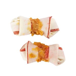 Good 'n' Fun Triple Flavor Mini Bone Rawhide Dog Treats - 25ct