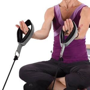 AeroPilates Precision Double Loop Straps - Black