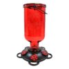 Droll Yankees More Birds Elixir Hummingbird Feeder - Red/Bronze