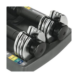 ProForm Adjustable Pair Dumbbells – Black/Silver (2.5lbs - 12.5lbs)