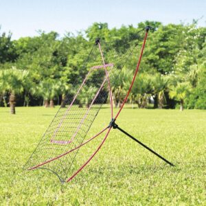 Net Playz 5' x 3' Portable Baseball Rebound Net - Black