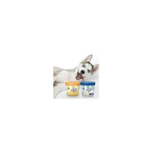 Pooch Creamery Dual Pack Peanut Butter and Vanilla Dog Treats - 2.32oz