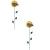 Woodlink 38-Inch Tall 0.50-Pound Capacity Portable Sunflower Stake Bird Feeder with Metal Mesh Cage (2 Pack)