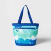 16qt Cooler Tote Tie Dye Blue - Sun Squad™