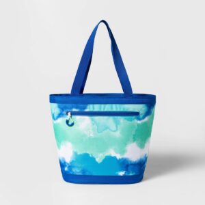 16qt Cooler Tote Tie Dye Blue - Sun Squad™