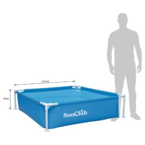 JLeisure Sun Club 17256 48 x 13" 1 to 2 Person Capacity Above Ground Steel Frame Outdoor Swimming Pool, Assorted Colors Chosen at Random
