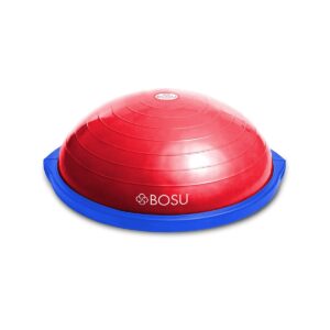 Bosu 72-10850 Home Gym Equipment The Original Balance Trainer 65 cm Diameter, Red and Blue