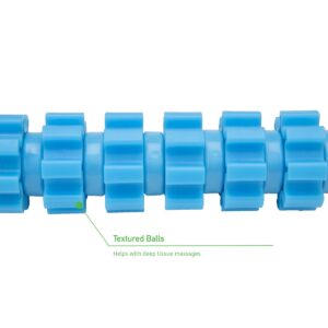 Mind Reader Blue Muscle Roller Deep Tissue Massage Stick for Sore Muscles