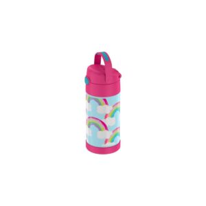 Thermos Rainbow 12oz FUNtainer Water Bottle with Bail Handle - Pink/Blue