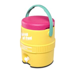 Igloo Barrel of Fun Retro Portable 2 Gallon Beverage Servers - Sunshine Yellow