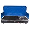 Stansport Propane Stove and Grill Combo Piezo Ignition Blue