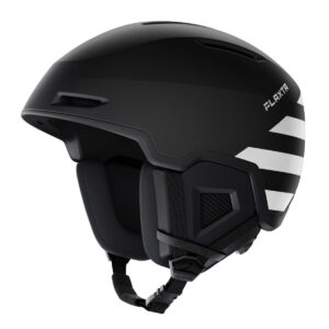 Flaxta Exalted Protective Ski and Snowboard Full Helmet with Size Adjustment System, Small/Medium Size, Black