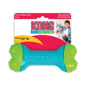 KONG Corestrength Bone Dog Toy - Green/Blue - S/M