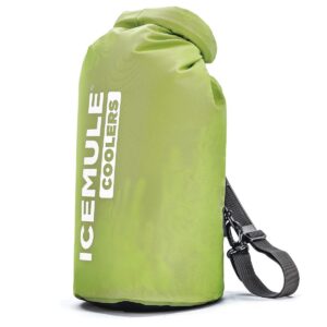 IceMule Classic Small Collapsible Portable Soft Side Roll Top 10 Liter 6 Can Lightweight Insulated Waterproof Leak Proof Backpack Cooler Sling Bag