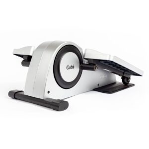 Cubii Pro Compact Seated Elliptical Machine with Bluetooth - Chrome