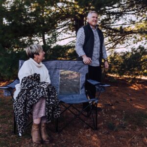 Kijaro 2 Person Camping Duo Chair - Hallett Peak Gray
