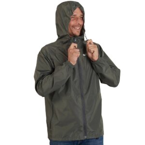 Sierra Designs Adult Packable Rain Jacket Gray - XL/XXL