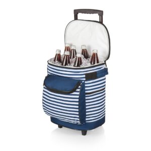 Picnic Time Rolling 26.3qt Cooler - Navy