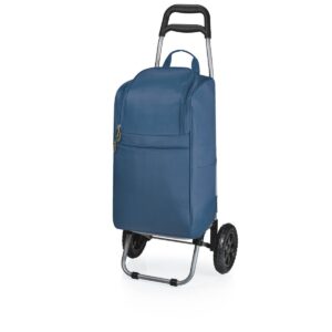 Picnic Time Cart 18qt Cooler with Trolley - Navy