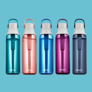 Brita Premium 26oz BPA Free Water Bottle with Filter - Blush Pink