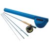 Redington 476-4 CROSSWATER 4 Line Weight 7.5 Foot 4 Piece Lightweight Medium Fast Action Graphite Fly Fishing Rod and Reel Combo with Storage Case