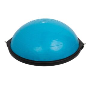 Monoprice GetFit Fitness Balance Trainer Ball w/ Anti-skid Base, Air Pump, & 3-Stage Resistance Bands for Workout, Exercise, Cardio, Strength Training