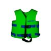 TRC Recreation 1021042 Super Soft Small United States Coast Guard Approved Child Vinyl Coated Foam Life Preserver Floatation Vest, Fierce Green