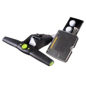 MGI Zip X1 Electric Golf Push Cart Swivel Wheel Caddie with Accessories, Black