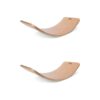 Kinderfeets Original Kinderboard Versatile Waldorf Wooden Balance Board for Toddlers, Teens, and Adults, Natural (2 Pack)
