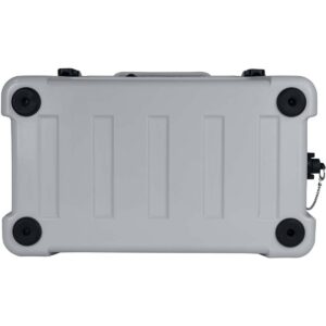 Driftsun Heavy Duty Rotomolded Thermoplastic UV Resistant Portable 45 Quart Insulated Hardside Ice Chest Beverage Cooler, Grey