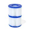 Bestway 60311E SaluSpa Type VI Outdoor Above Ground Inflatable Hot Tub Spa Filter Pump Cartridge Replacement Accessories, 2 Pack