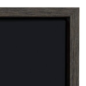 18" x 24" Sylvie Lacrosse Sticks Framed Canvas by Shawn St. Peter Gray - DesignOvation