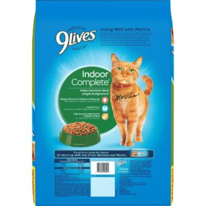 9 Lives Indoor Complete with Chicken & Salmon Complete and Balanced Dry Cat Food - 13.2lbs