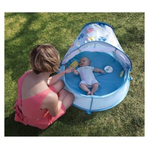 Babymoov Aquani Protective Pop-Up 3-in-1 Portable Inside/Outside Baby and Toddler Kiddie Pool Playpen Area