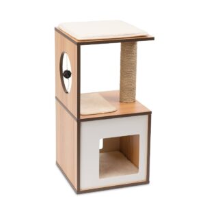 Catit Vesper Cat Scratcher - Walnut - S