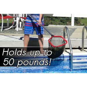 ProTuff Products 19 Inch Medium & 17 Inch Fine Mesh Hot Tub Spa, Pond, Fountain, and Swimming Pool Cleaning Leaf and Silt Rake Nets (Nets Only)